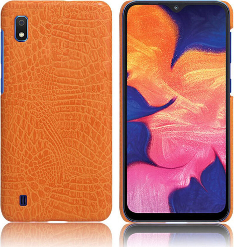 Croco Samsung Galaxy A10 deksel - Oransje