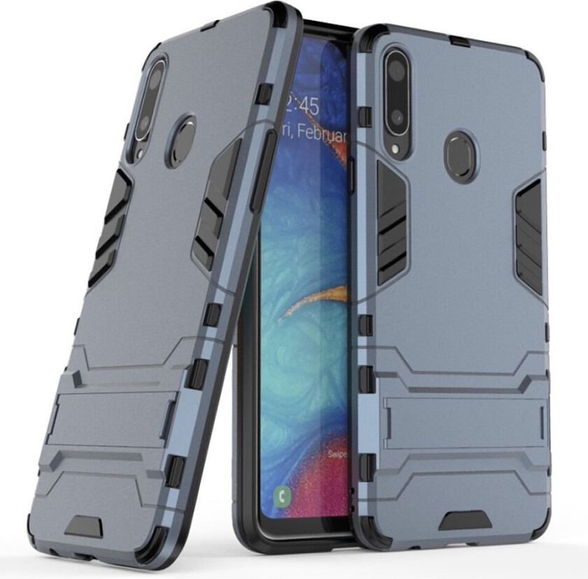 Cool Guard Samsung Galaxy A20s deksel - Mørke blå