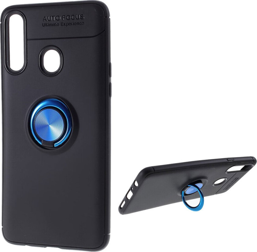 Ringo Samsung Galaxy A20s deksel - Svart / Blå