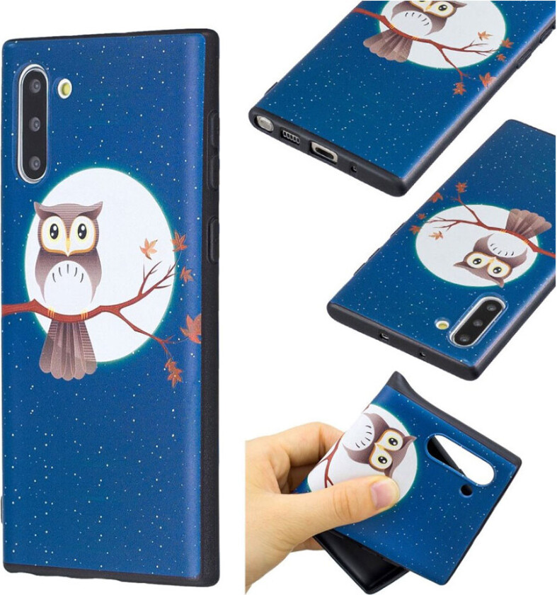 Imagine Samsung Galax Note 10 deksel - Ugle på gren
