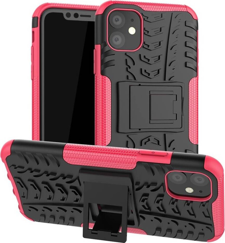 Offroad iPhone 11 deksel - Svart / Rose