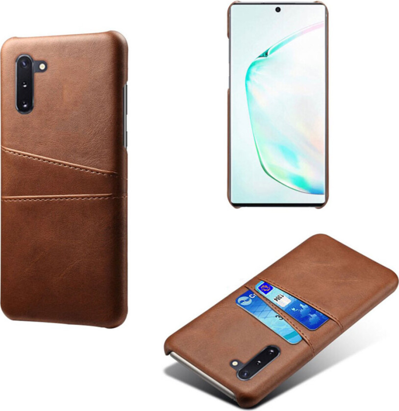 Dual Card Samsung Galaxy Note 10 deksel - Brun
