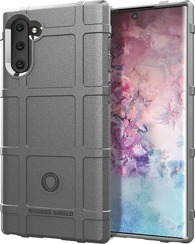 Rugged Shield Samsung Galaxy Note 10 deksel - Grå