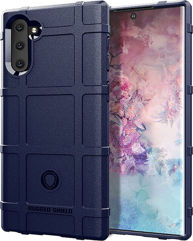 Rugged Shield Samsung Galaxy Note 10 deksel - Blå