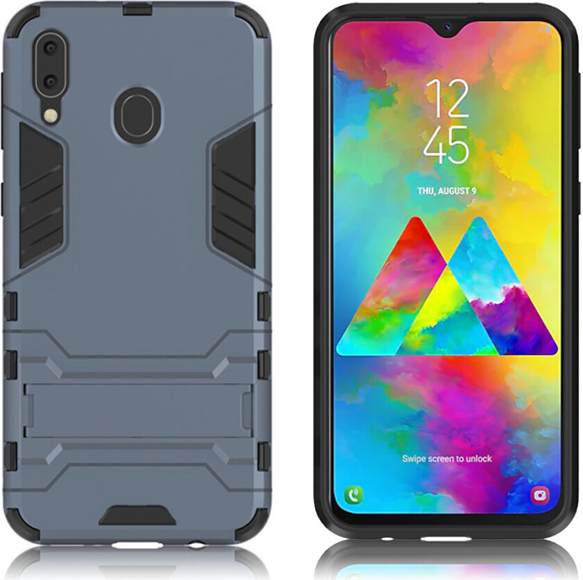 Cool Guard Samsung Galaxy M20 deksel - Mørke blå