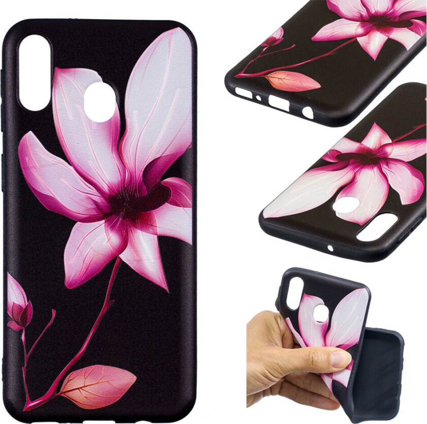 Imagine Samsung Galaxy M20 deksel - Blomstermønster