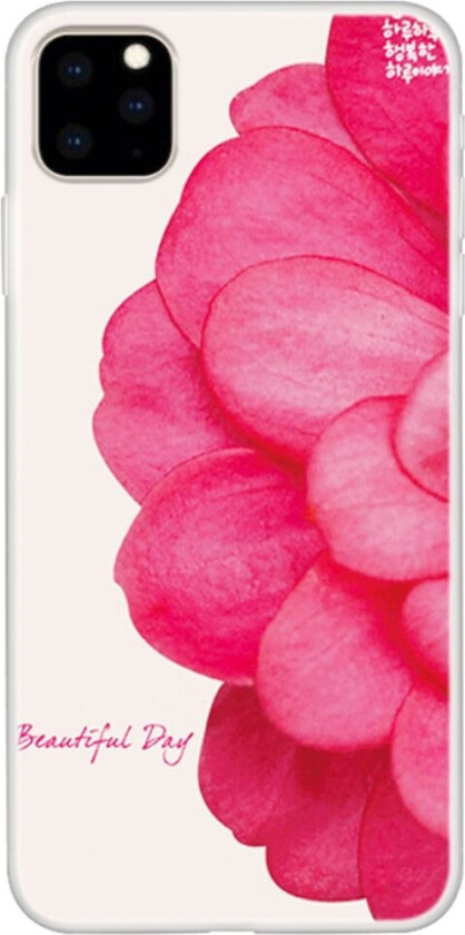 Deco iPhone 11 Pro Max deksel - Rose blomst
