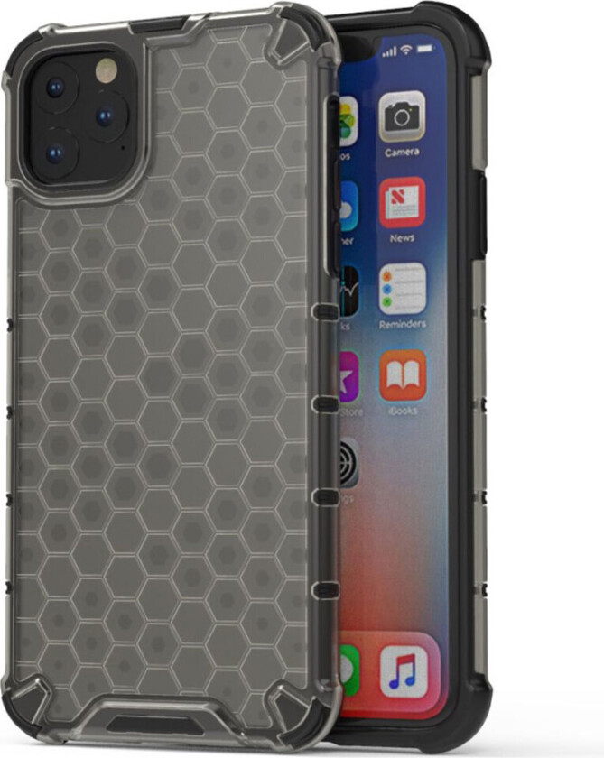 Bofink Honeycomb iPhone 11 Pro Max deksel - Svart