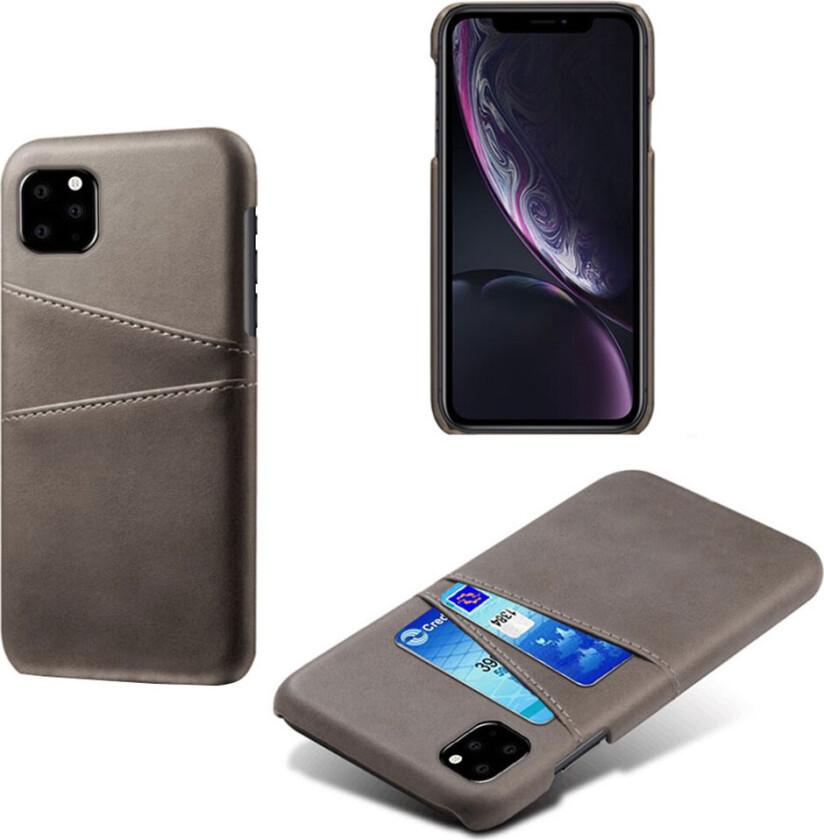 Dual Card iPhone 11 Pro deksel - Grå