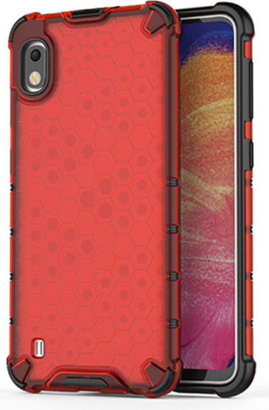 Bofink Honeycomb Samsung Galaxy A10 deksel - Rød