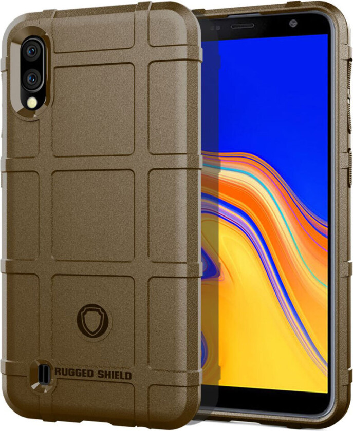 Rugged Shield Samsung Galaxy A10 deksel - Brun