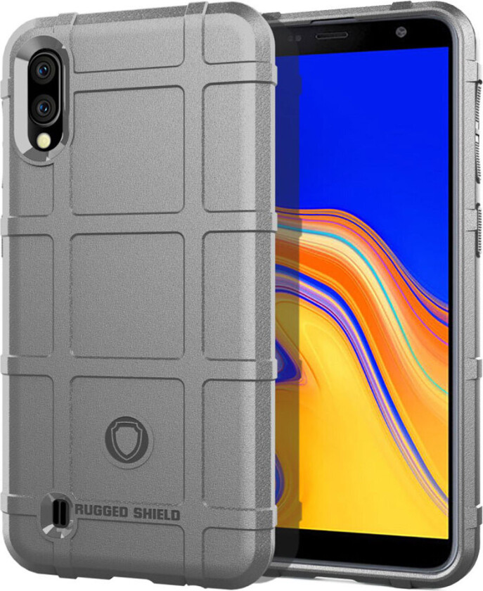 Rugged Shield Samsung Galaxy A10 deksel - Grå