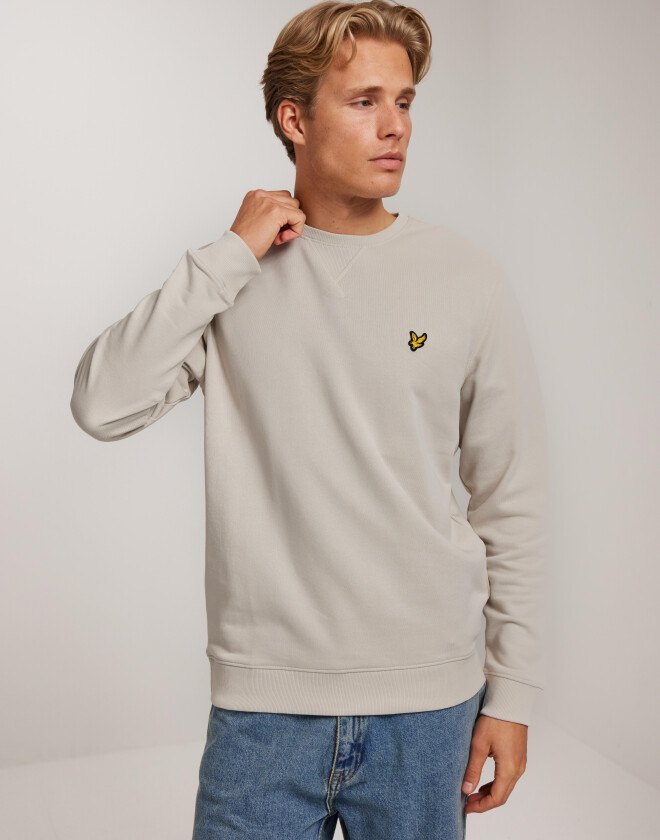 Crew Neck Sweatshirt Collegegensere Beige