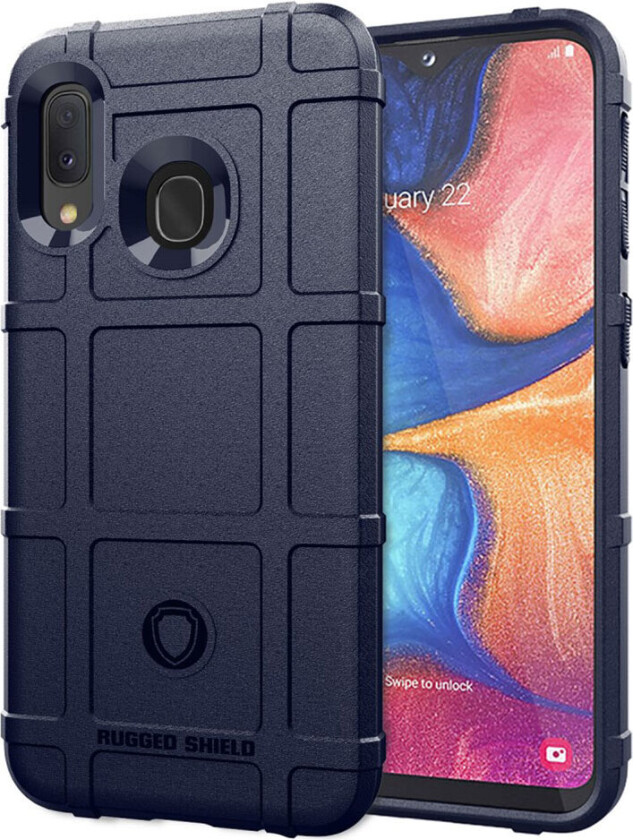 Robust Shield Samsung Galaxy A20e deksel - Dark Blue