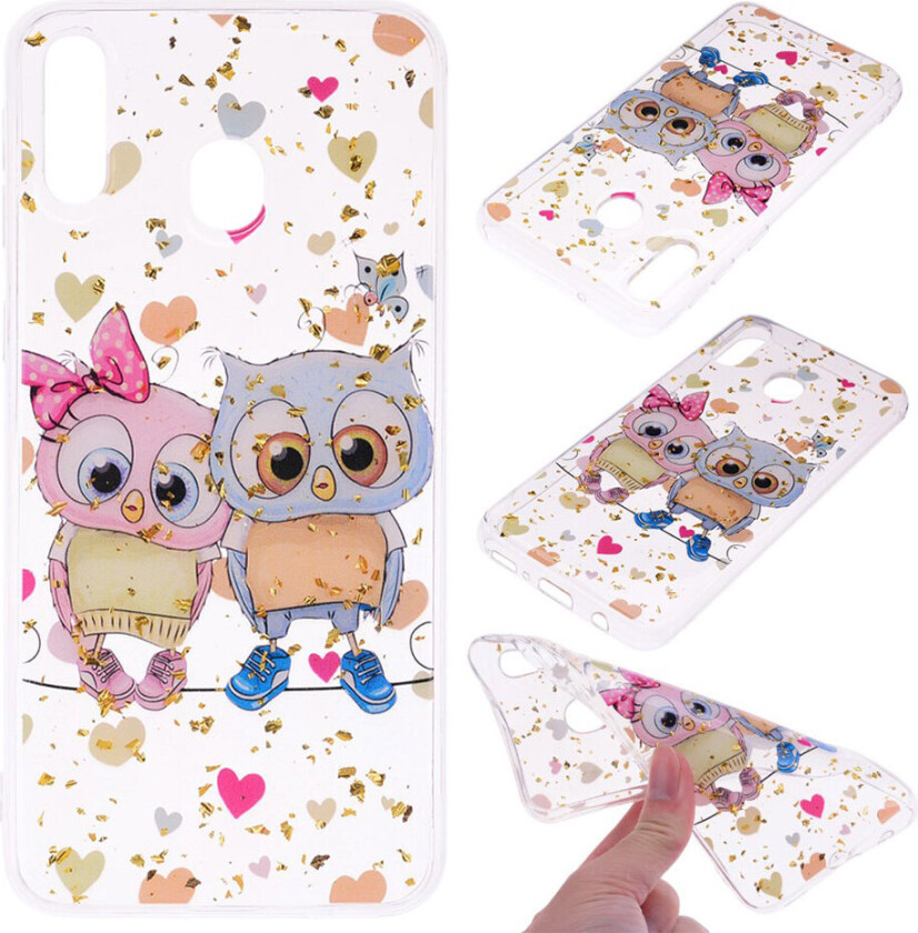 Deco Samsung Galaxy A40 deksel - To Owls
