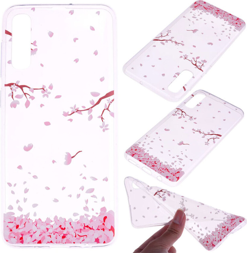 Deco Samsung Galaxy A70 deksel - vakre blomster