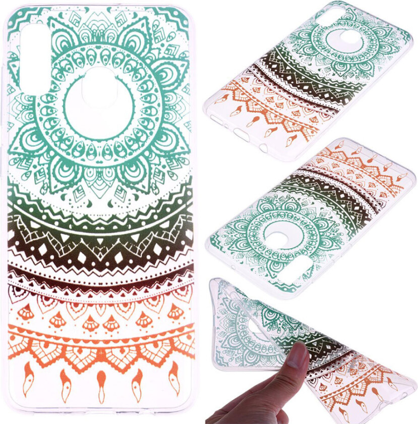 Deco Samsung Galaxy A40 deksel - Colorful Flower