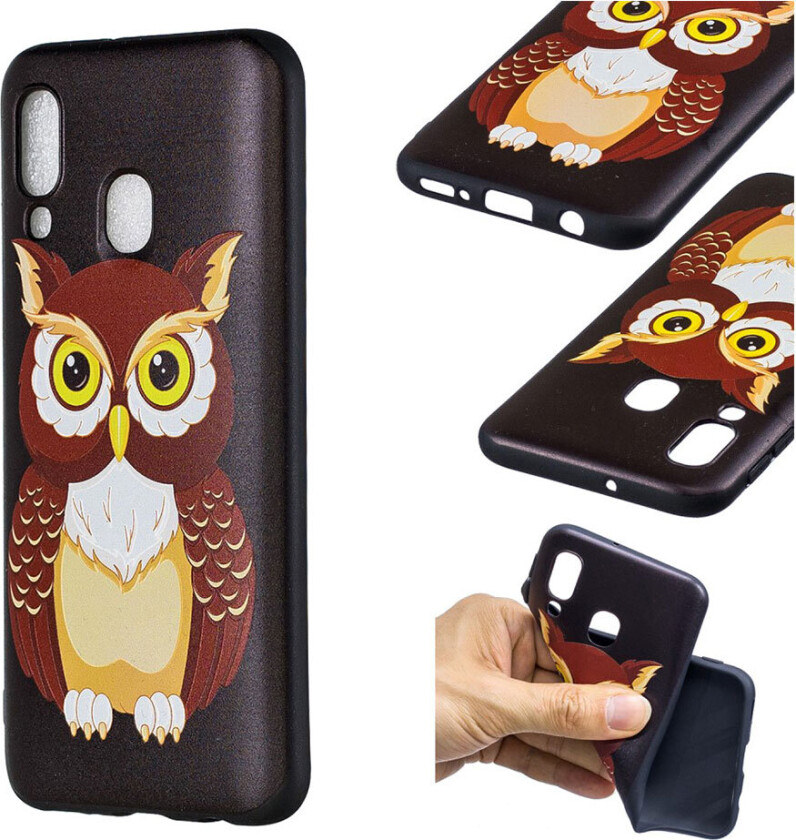 Tenk deg Samsung Galaxy A40 deksel - Lovely Owl