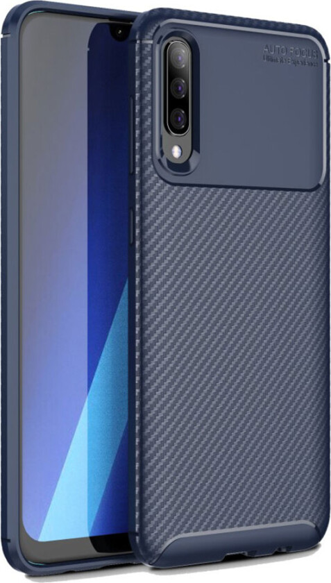 Carbon Shield Samsung Galaxy A70 deksel - Blå