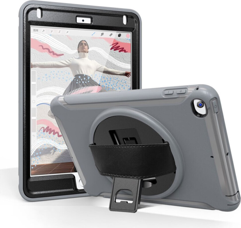 iPad Mini (2019) 3 lags multifunksjons hybrid deksel - Sort