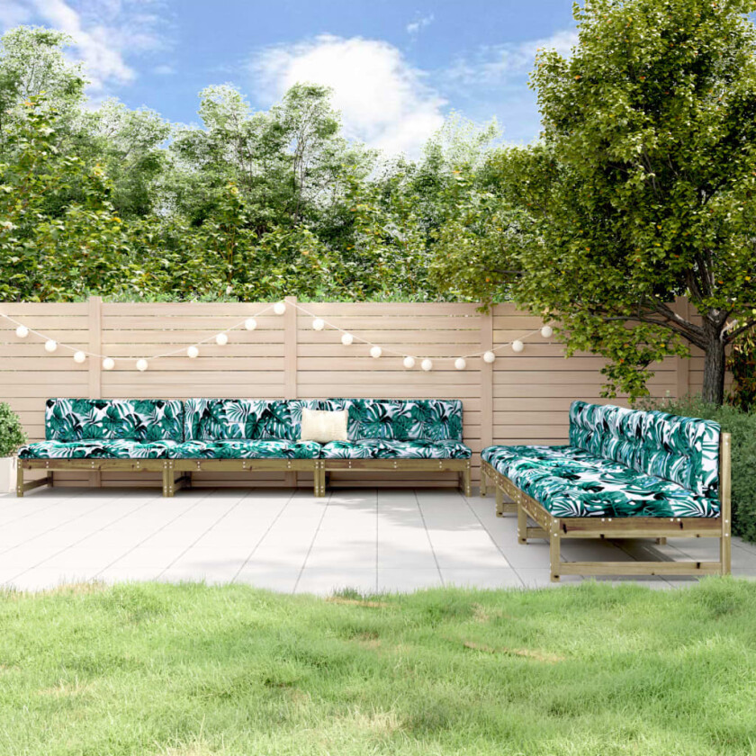 Hagesofagruppe 6 deler impregnert furu