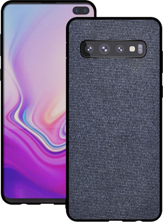 Galaxy S10 Plus klut skjøtes deksel - Blå