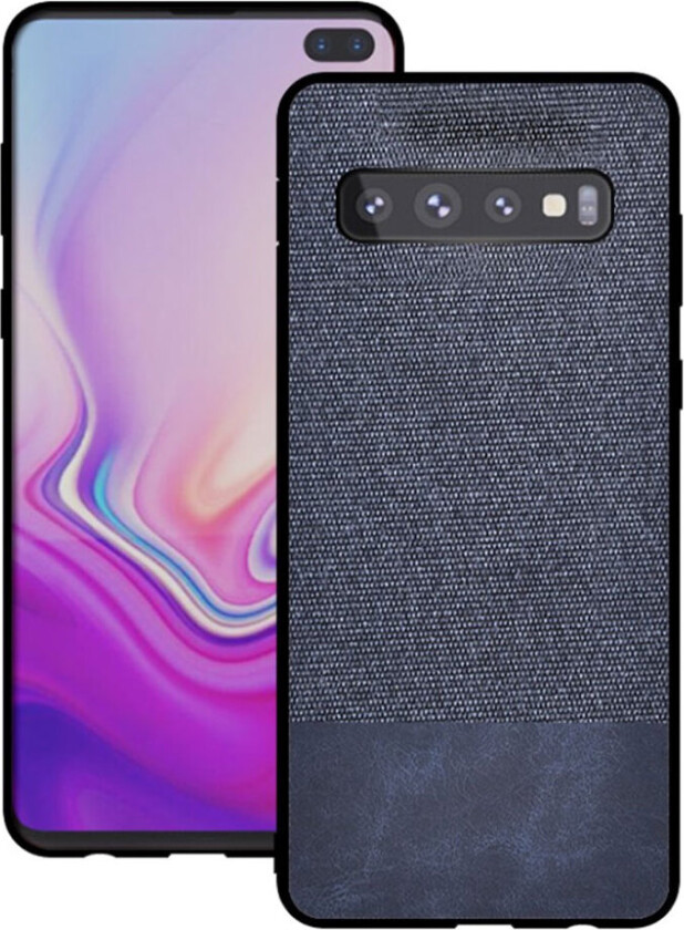 Galaxy S10 klut skjøtes deksel - Blå