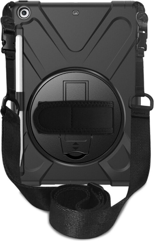 iPad (2018) 360 combo deksel - Sort