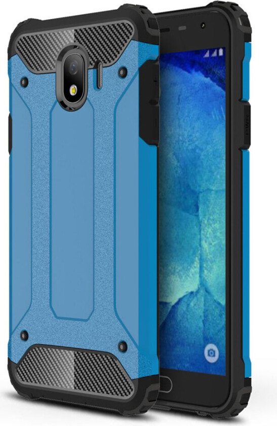 Galaxy J4 (2018) beskyttelses deksel - Babyblå