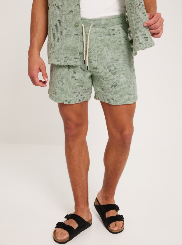Crochet Shorts Shorts Grønn