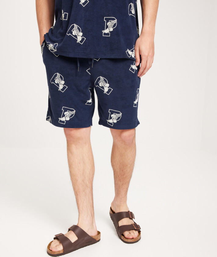 POSHORTM2-Athletic Tynne shorts Blå