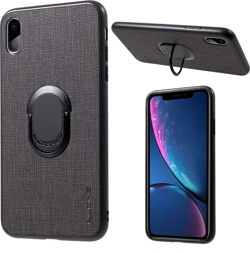 iPhone Xs Max beskyttelses deksel av hybrid materiale - svart