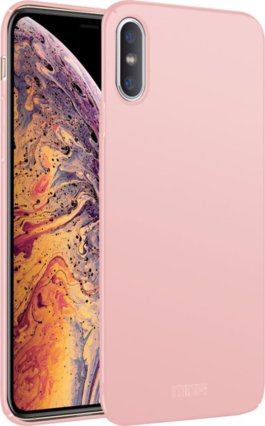 MOFI iPhone Xs Max beskyttelses deksel av plastikk med matt overflate - rose gull
