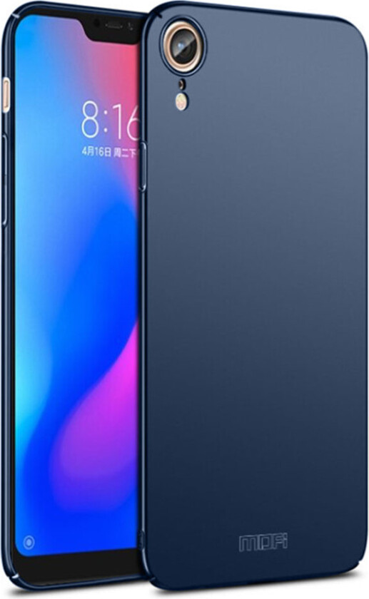 MOFI iPhone Xr beskyttelses deksel av plastikk med matt overflate - mørke blå