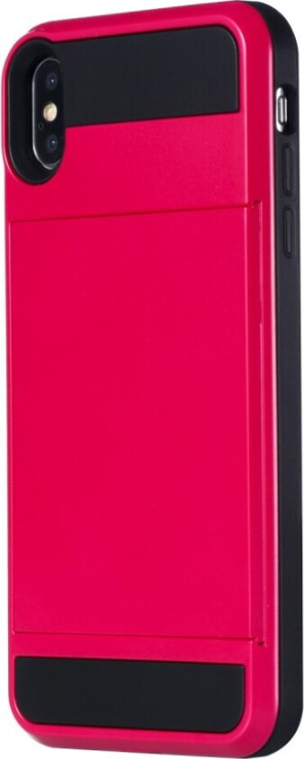 iPhone Xs Max beskyttelses deksel av TPU og plastikk - rose