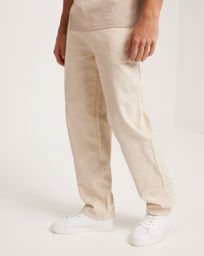 WBLeroy Twill Pants Loose fit jeans Beige