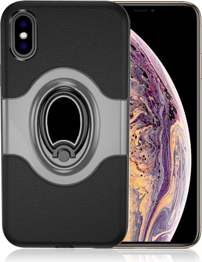 iPhone 9 Plus beskyttelses deksel av hybrid materiale - grå