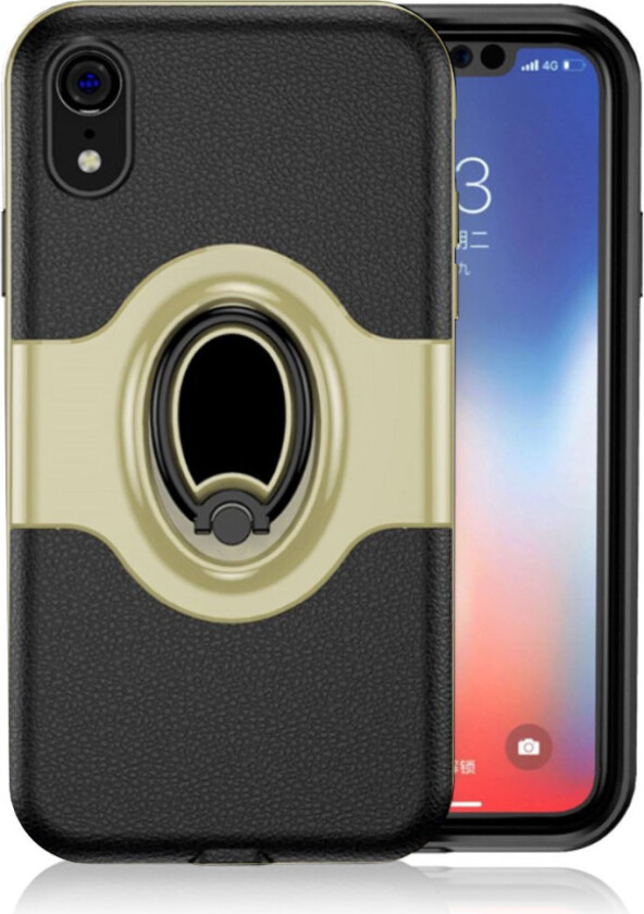 iPhone 9 beskyttelses deksel av hybrid materiale - gull