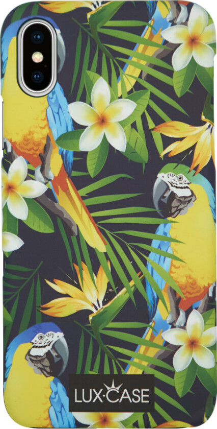 Lux-Case Tropicase™ for iPhone X - Macaw