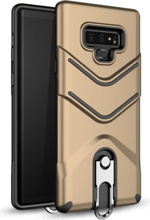 Galaxy Note9 beskyttelses deksel av hybrid materiale - gull