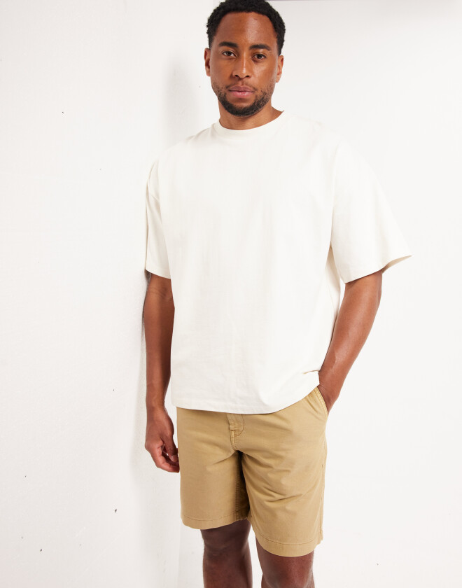 CFPREPSTER8S-Flat Front Tynne shorts Beige