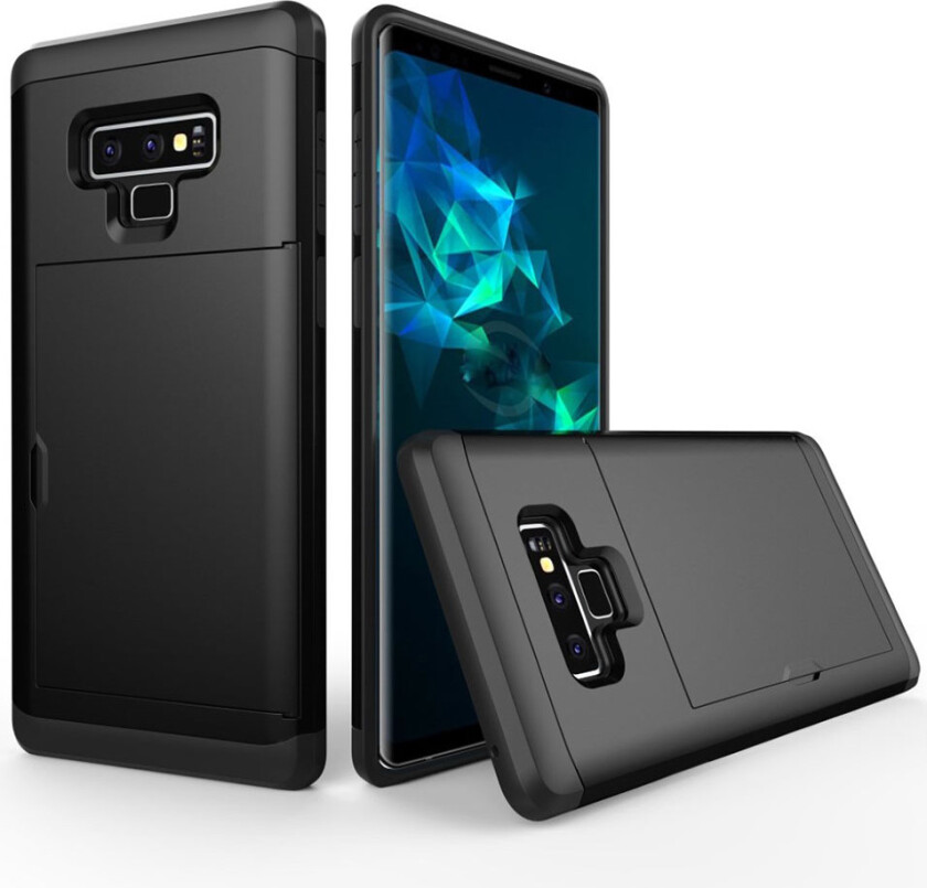 Galaxy Note9 beskyttelses deksel av hybrid materiale - svart