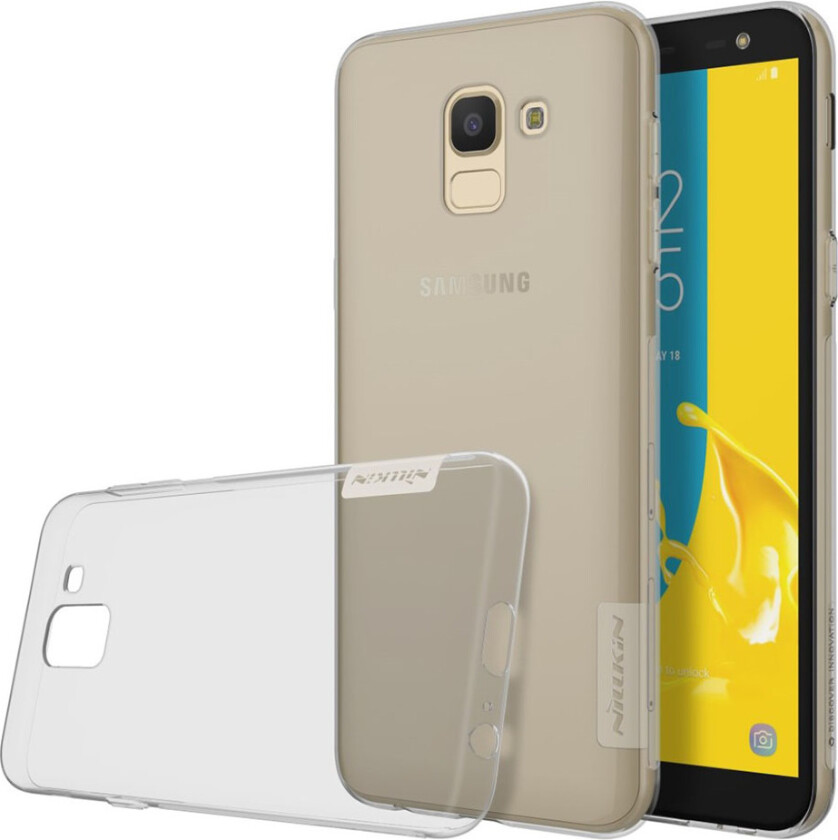 NILLKIN Nature Samsung Galaxy J6 beskyttelses deksel av silikon - grå