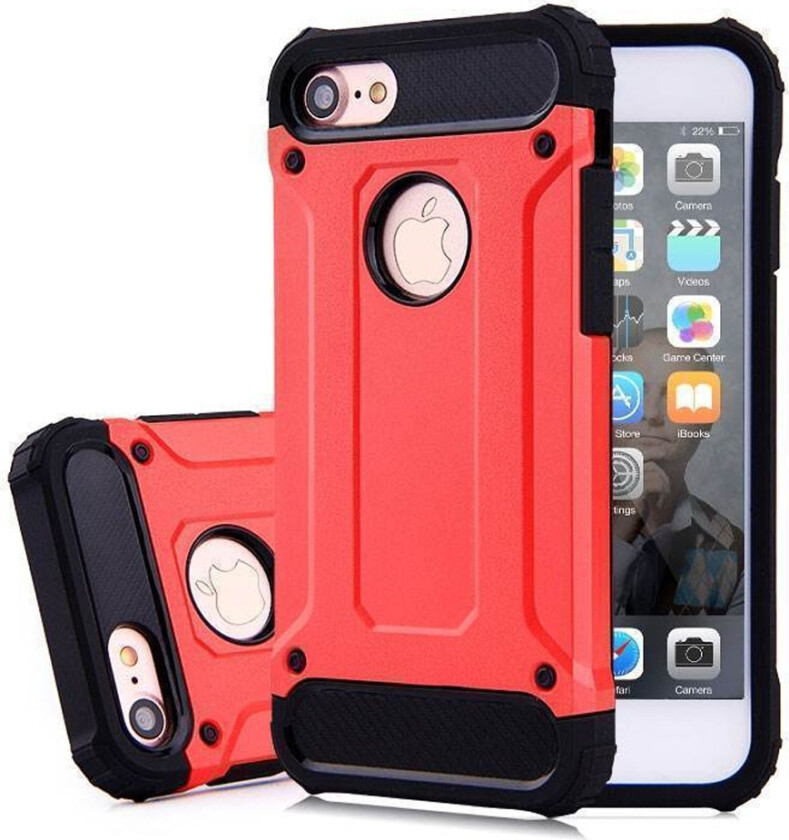 iPhone X Armor Hard Deksel Hard (Rød)