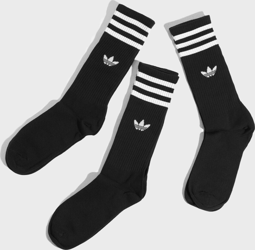 Adidas Originals Solid Crew Sock Sokker Svart