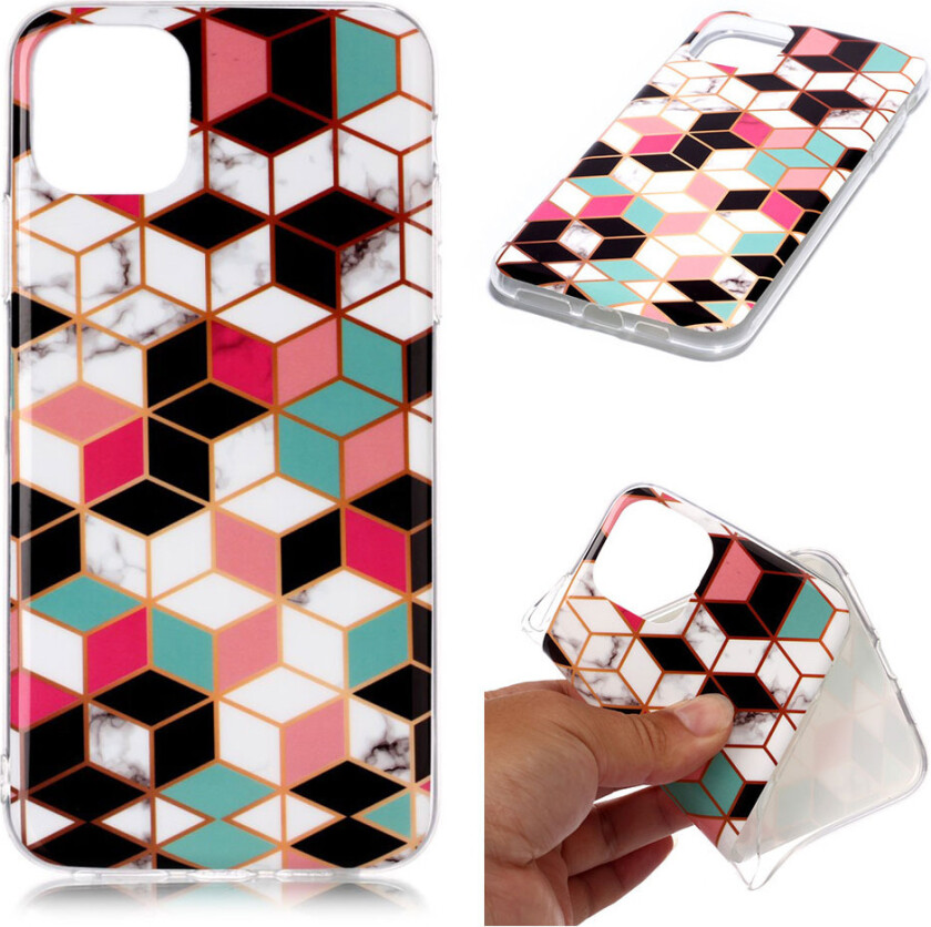 Marble iPhone 11 Pro Max deksel - Fargerikt diamantmønster