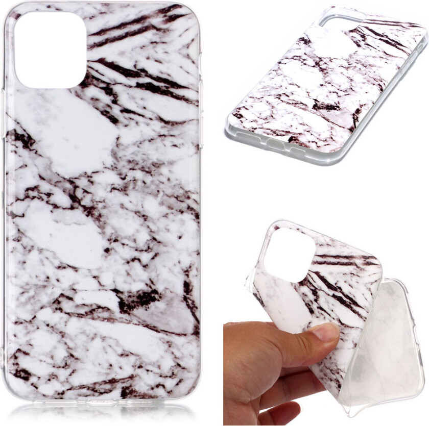 Marble iPhone 11 Pro Max deksel - Grå marmor