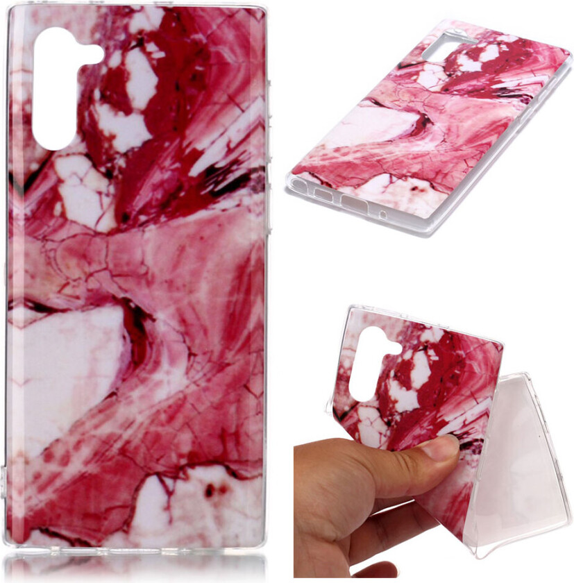 Marble Samsung Galaxy Note 10 deksel - Thulian rosa marmor