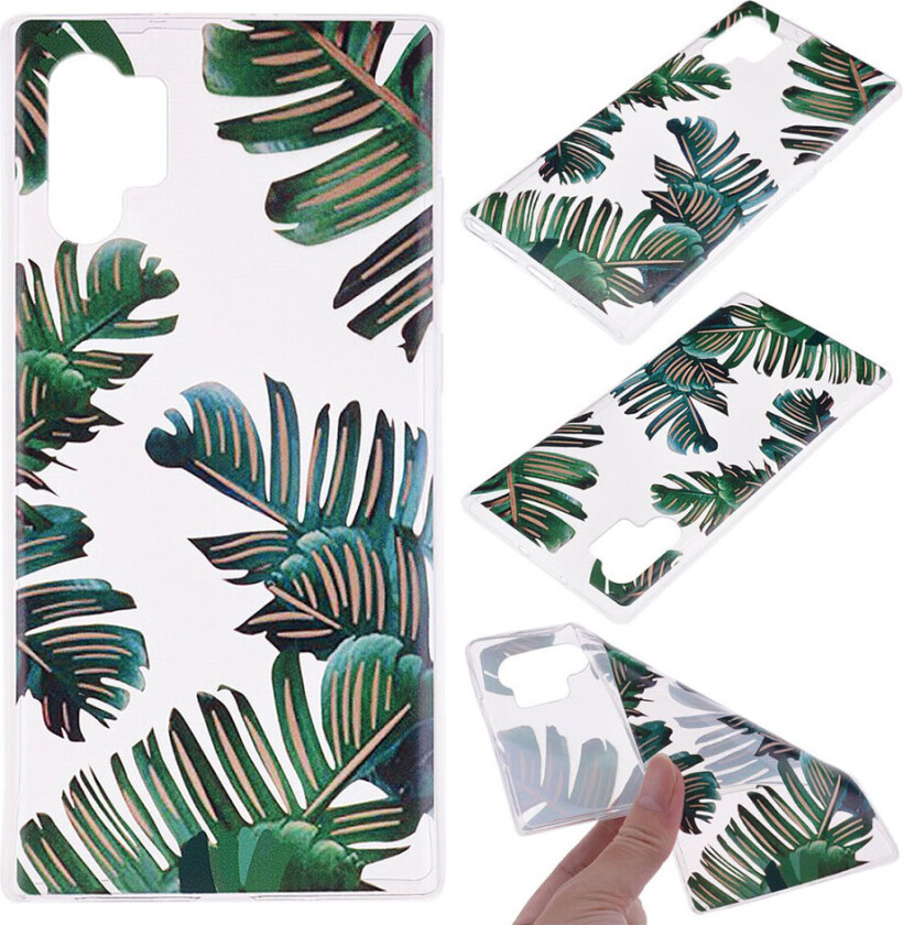 Deco Samsung Galaxy Note 10 Pro deksel - grønne blader