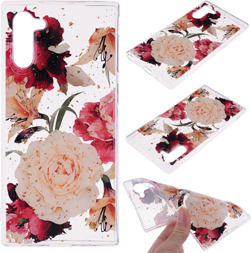 Deco Samsung Galaxy Note 10 deksel - Vakre blomster